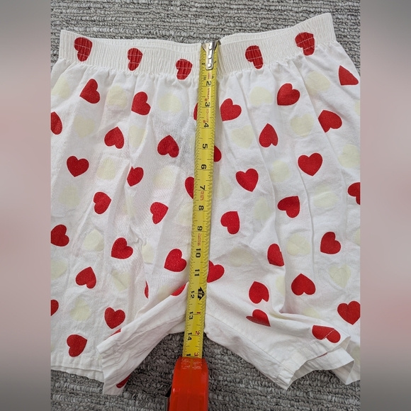 NWOT Unisex Cotton Red & Faint Yellow Heart Patterned Boxers/Boxer Shorts - Picture 10 of 12